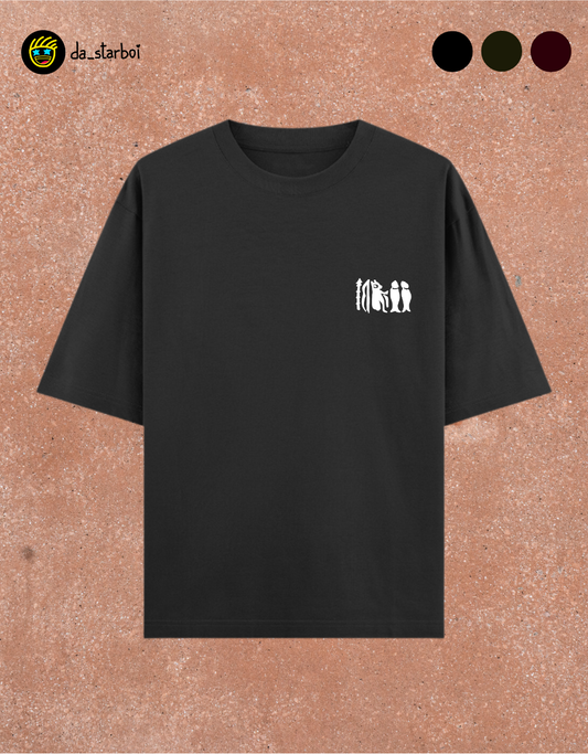 The 3 Tamil Kings - Oversized T-Shirt