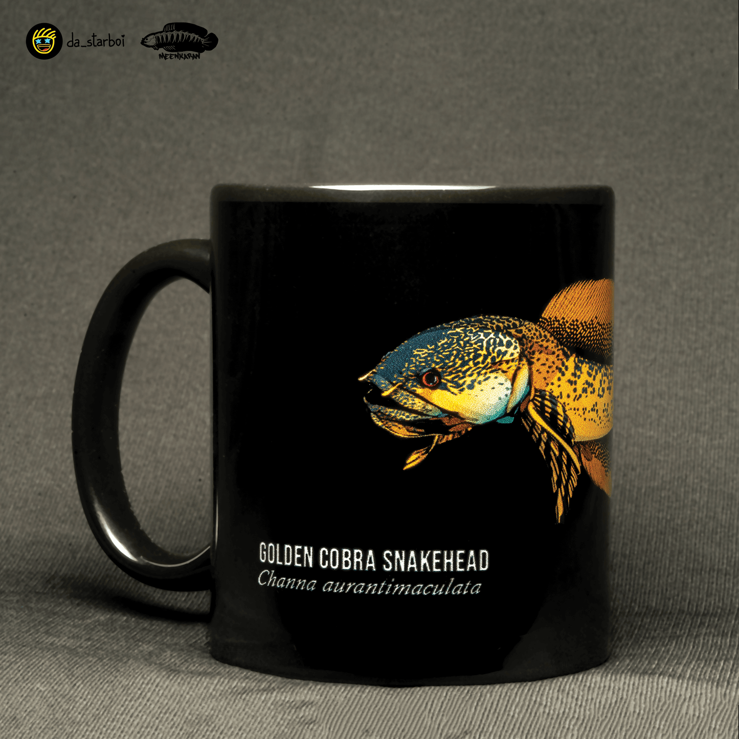 Golden Cobra Snakehead Coffee Mug