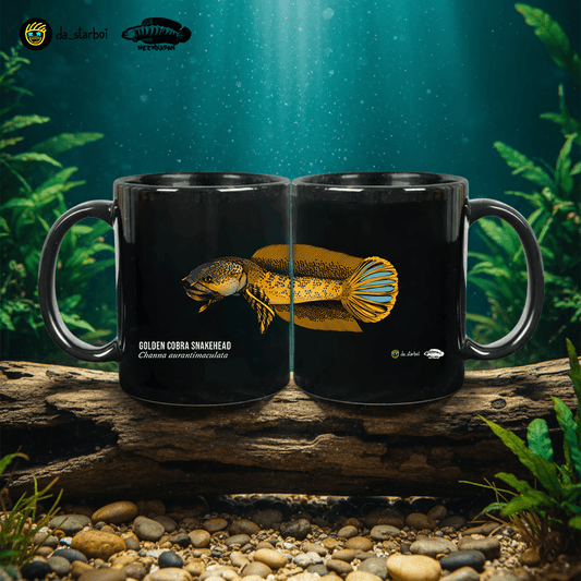 Golden Cobra Snakehead Coffee Mug