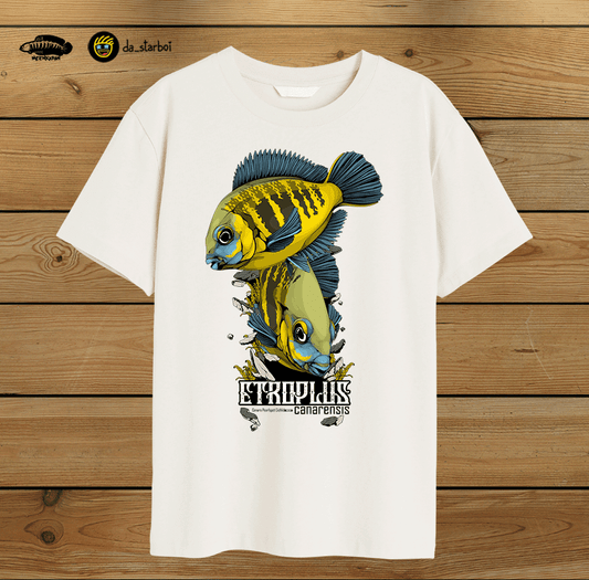 Canara Pearlspot Cichlid - Off White