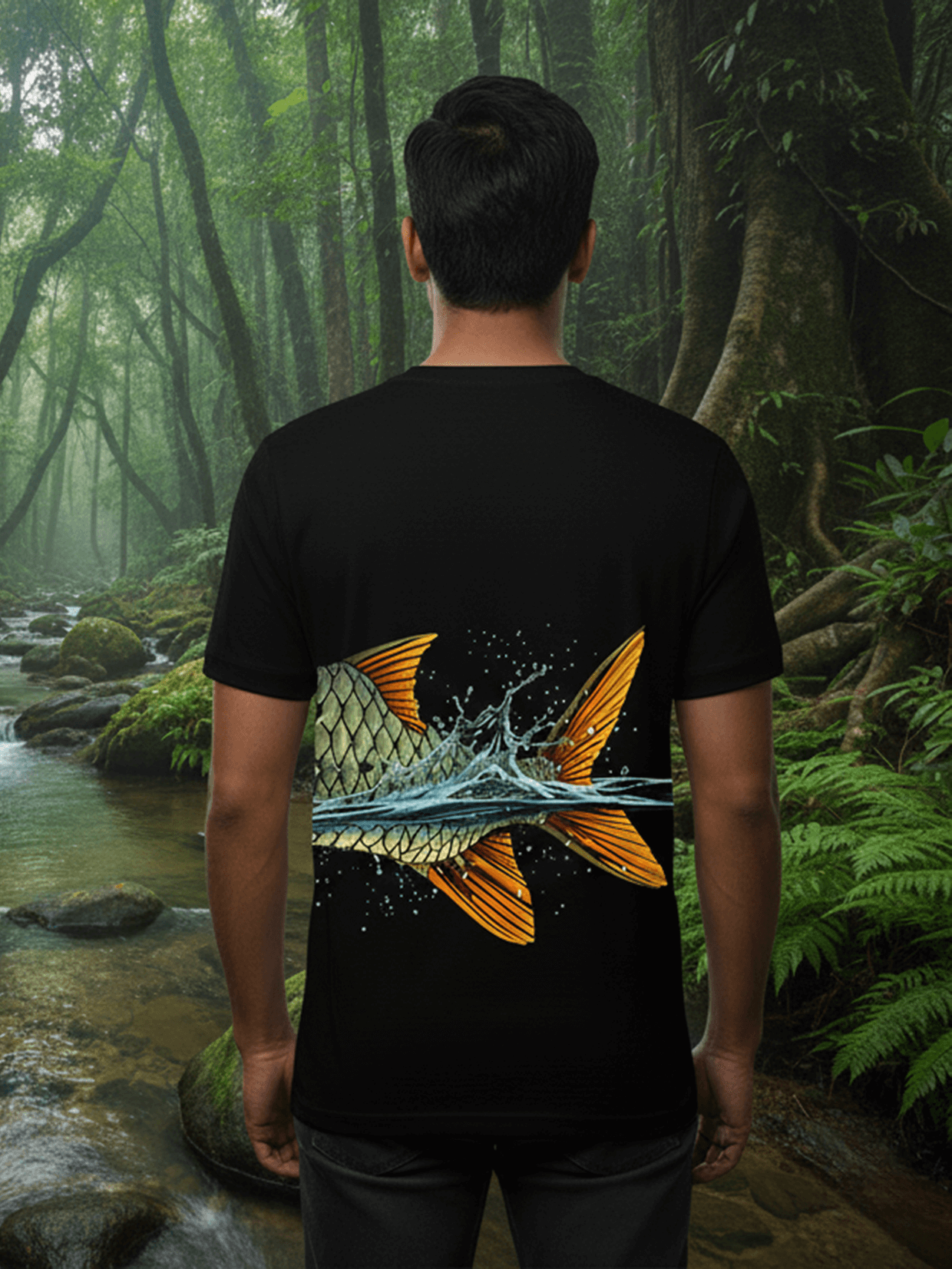 Humpback Mahseer DriFIT Black